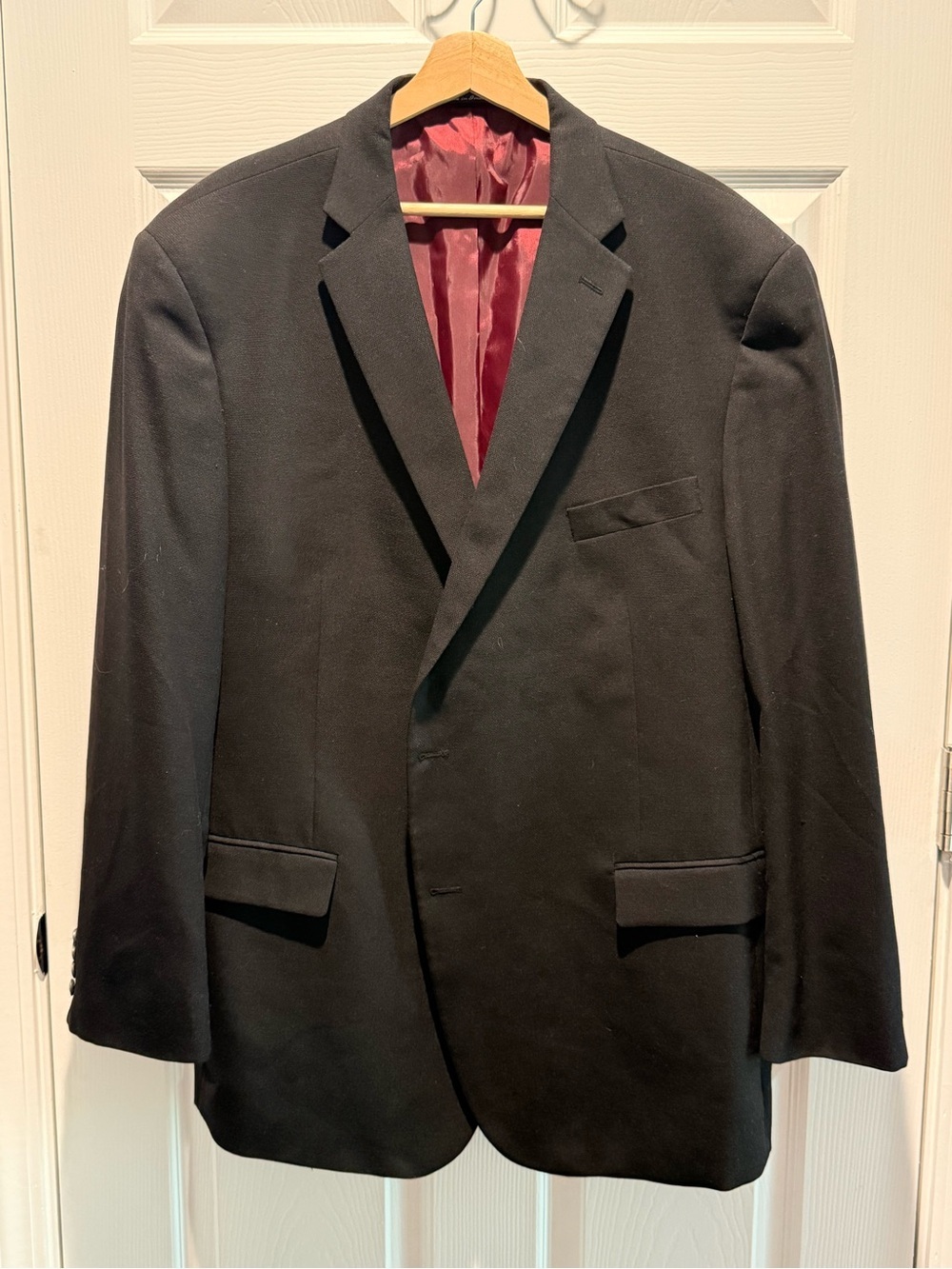 Hart Schaffner Marx Black Two-Button Sport Coat - Picture 2 of 4